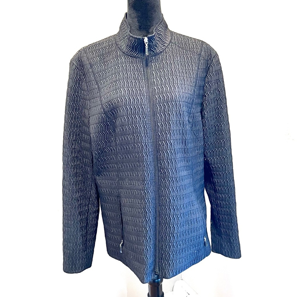 Pendleton Jacket Quilted Lined High Collar Full Z… - image 2